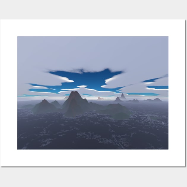 Misty archipelago Wall Art by Gaspar Avila